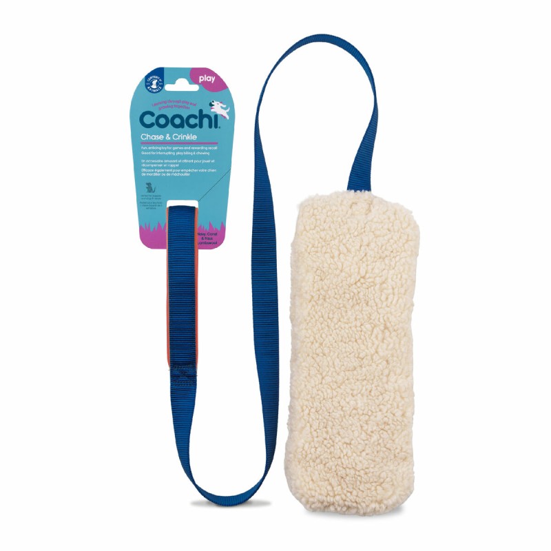 Trainingsspielzeug Coachi CHASE & CRINKLE Blau