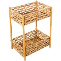 Möbel zur Lagerung Alexandra House Living Braun Rattan Naturfaser 47 x 13 x 27 cm