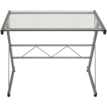 Bureau Alexandra House Living Gris Métal 90 x 72 x 50 cm