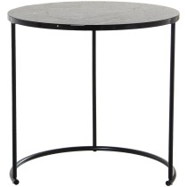 Set of 2 tables Alexandra House Living Black Metal