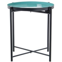 Side table Alexandra House Living Black Green 50 x 52 x 50 cm