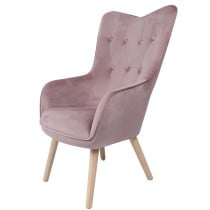 Armchair Alexandra House Living Pink 65 x 99 x 71 cm