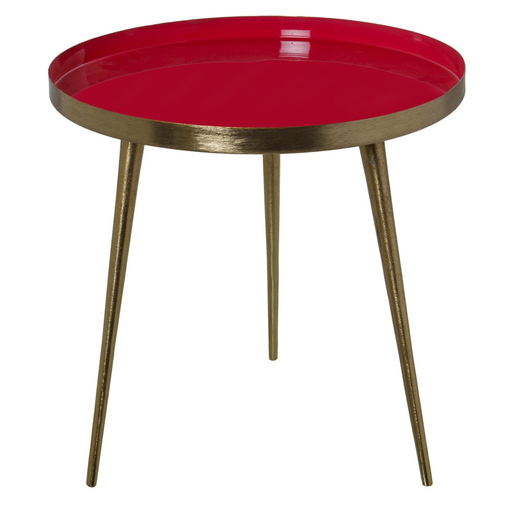 Table d'appoint Alexandra House Living Rouge Doré 46 x 46 x 46 cm