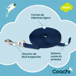 Laisse pour Chien Coachi Bleu 2,5 m Formation