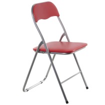 Folding Chair Alexandra House Living Red 44 x 78 x 46 cm