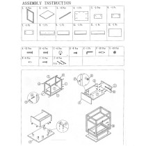 Beistelltisch Alexandra House Living Braun 50 x 50 x 35 cm