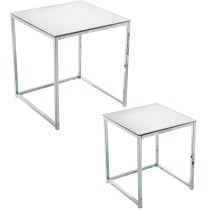 Set of 2 tables Alexandra House Living Grey Metal