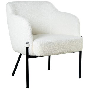 Fauteuil Alexandra House Living Blanc 44 x 81 x 73 cm