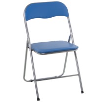 Folding Chair Alexandra House Living Blue 44 x 78 x 46 cm