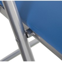 Folding Chair Alexandra House Living Blue 44 x 78 x 46 cm