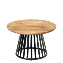 Centre Table Alexandra House Living Brown Black Wood 60 x 38 x 60 cm