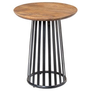 Table d'appoint Alexandra House Living Marron Noir 45 x 55 x 45 cm