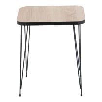 Set of 3 tables Alexandra House Living Brown Black Wood