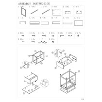 Beistelltisch Alexandra House Living Braun 50 x 50 x 35 cm