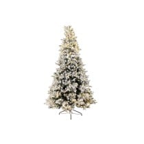 Sapin de Noël DKD Home Decor Blanc Vert Polyéthylène Enneigé 140 x 140 x 210 cm