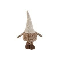 Décorations de Noël Home ESPRIT Marron Beige Gnome 30 x 18 x 65 cm (2 Unités)