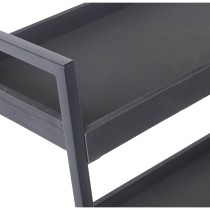 Regal Alexandra House Living Braun Schwarz Metall 60 x 140 x 30 cm