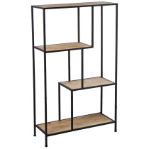 Shelves Alexandra House Living Brown Black Metal 65 x 110 x 25 cm