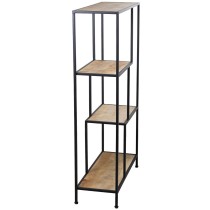 Shelves Alexandra House Living Brown Black Metal 65 x 110 x 25 cm