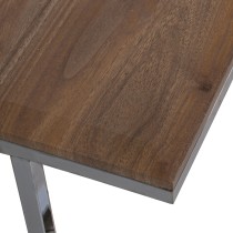 Centre Table Alexandra House Living Brown Silver Wood 99 x 45 x 59 cm