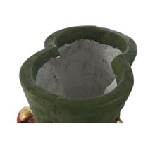 Cache-pot Home ESPRIT Rouge Vert Doré Magnésium Elfe 31,5 x 29 x 38 cm Noël