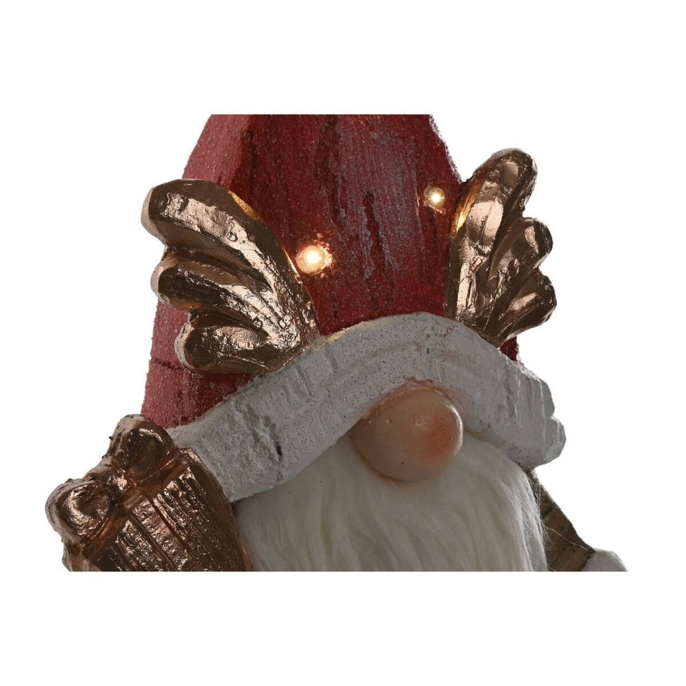 Décorations de Noël Home ESPRIT Blanc Rouge Gnome 25 x 11,5 x 38 cm (2 Unités)