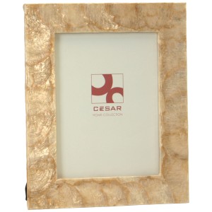 Photo frame Alexandra House Living Brown Mother of pearl 27 X 1 X 32 CM