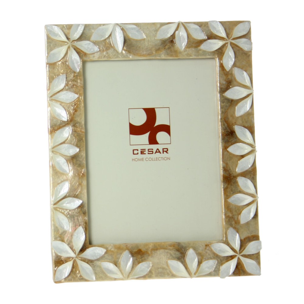 Photo frame Alexandra House Living Brown Mother of pearl 22 X 1 X 27 CM