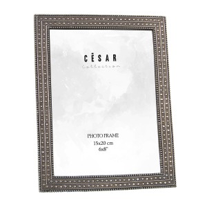 Photo frame Alexandra House Living Silver Plastic 18 x 1 x 23 cm