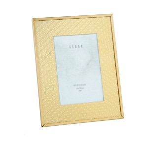 Fotorahmen Alexandra House Living Gold Kristall 18 x 23 x 2 cm