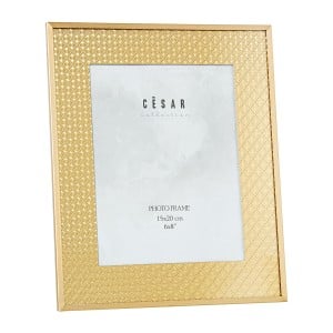 Photo frame Alexandra House Living Golden Crystal 23 x 28 x 2 cm