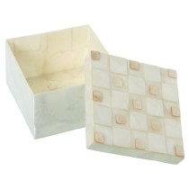 Set of decorative boxes Alexandra House Living Mother of pearl 2 Pieces