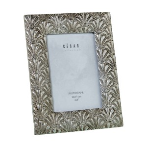 Photo frame Alexandra House Living Silver Plastic 17 x 1 x 22 cm