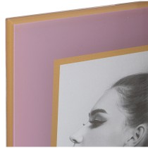 Photo frame Alexandra House Living Pink Crystal 18 x 1 x 23 cm