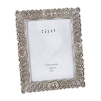 Photo frame Alexandra House Living Silver Plastic 21 x 1 x 26 cm