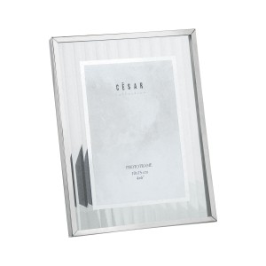 Photo frame Alexandra House Living Grey Crystal 15 x 20 x 2 cm