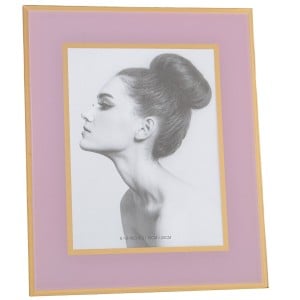 Photo frame Alexandra House Living Pink Crystal 23 x 1 x 28 cm