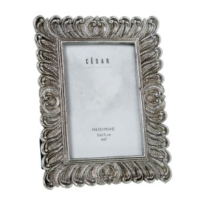 Photo frame Alexandra House Living Silver Plastic 16 x 1 x 21 cm