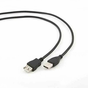 Câble Rallonge à USB GEMBIRD 1.8m USB 2.0 A M/FM (1,8 m) Noir 1,8 m