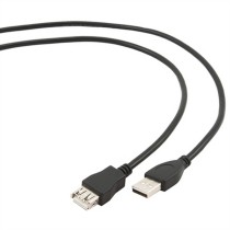 Câble Rallonge à USB GEMBIRD 1.8m USB 2.0 A M/FM (1,8 m) Noir 1,8 m