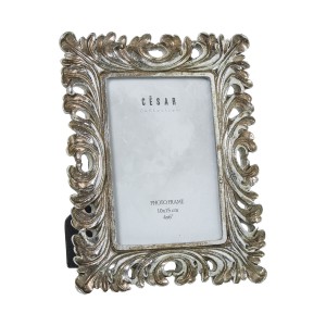 Photo frame Alexandra House Living Silver Plastic 17 x 1 x 22 cm