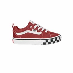 Jungen Sneaker Vans Filmore Check Bumper Dark Dunkelrot