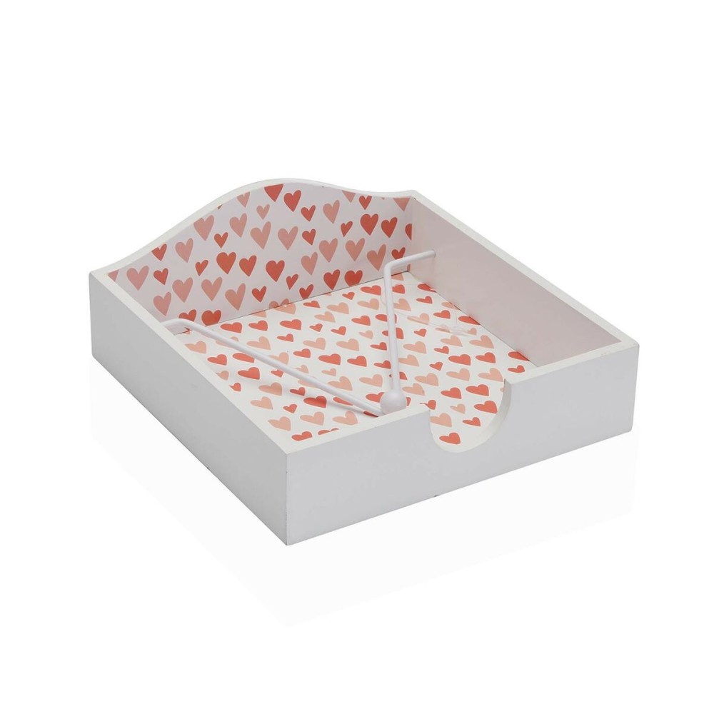 Porte-serviettes Versa Amore Bois 18 x 7 x 18 cm