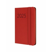 Diary Finocam FLEXI Red Mini 8,2 x 12,7 cm 2025 Smooth