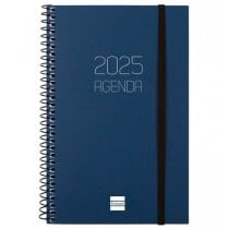 Agenda Finocam OPAQUE Bleu 11,7 x 18,1 cm 2025