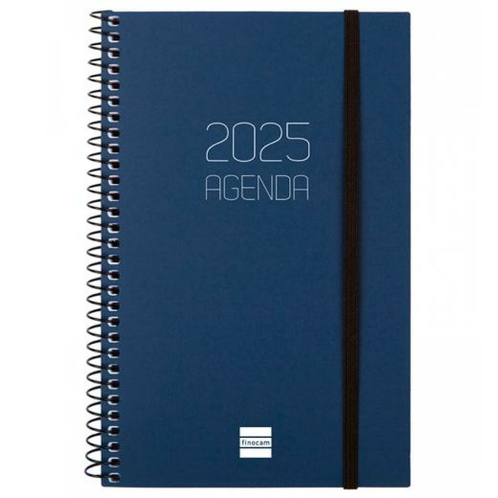 Diary Finocam OPAQUE Blue 11,7 x 18,1 cm 2025