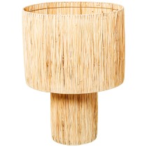 Lampe de bureau Alexandra House Living Beige Naturel osier Rotin Fibre naturelle 40 W 40 x 55 x 40 cm