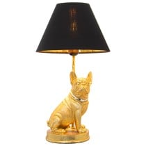 Tischlampe Alexandra House Living Schwarz Gold Kunststoff 40 W 26 x 46 x 26 cm Hund