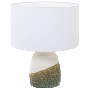 Desk lamp Alexandra House Living Green Beige Ceramic 60 W 35 x 42 x 35 cm