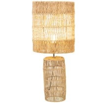 Desk lamp Alexandra House Living Brown Rattan Natural Fibre 40 W 25 x 210 x 60 cm